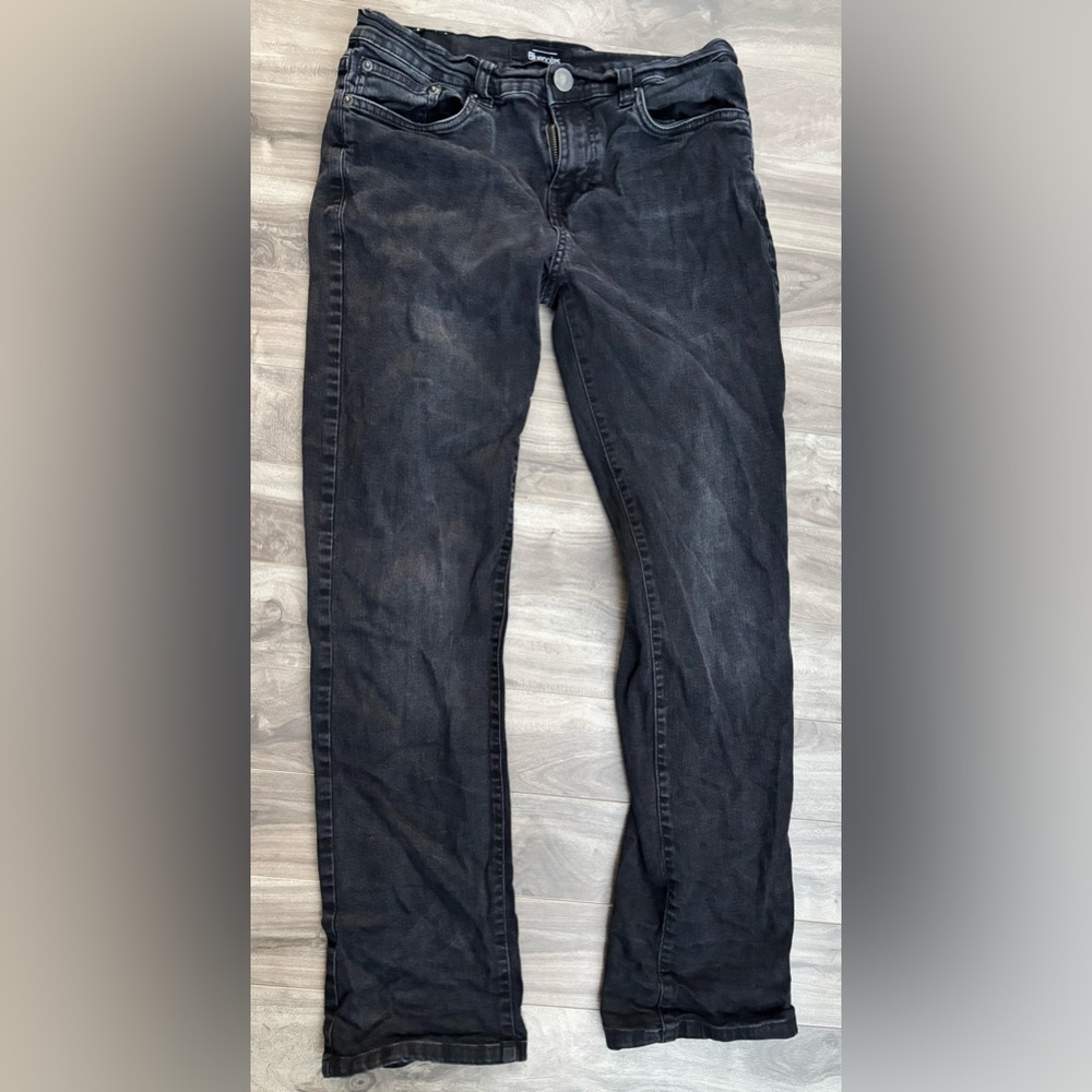 Bluenotes Brodie Slim Straight Black Denim Jeans Size 29 Size 8